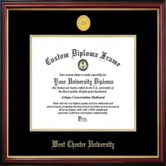 West Chester University Petite Diploma Frame