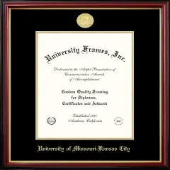 University of Missouri, Kansas City Petite Diploma Frame