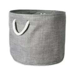 DII Gray Paw Lattice Print Ceramic Treat Canister