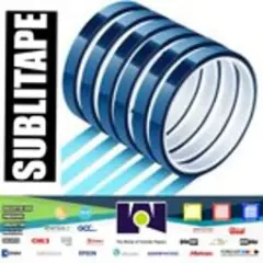 6 Rolls Heat Resistant Tapes Sublimation Press Transfer Thermal Tape 10mmx30m SUBLITAPE BLUE