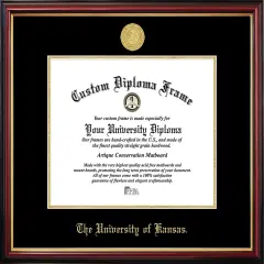 University of Kansas Petite Diploma Frame