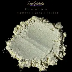 Premium Pigment Powder 50g | Authentic Unique & Bright Pearlescent Metallic and Neon Colors | Especially Formulated for Artwork, Resin, Slime, Plasticine and more by Ezgi Sertcetin Ivory