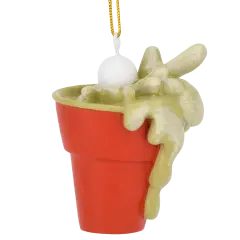 Beer Pong Christmas Ornament