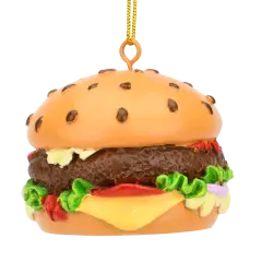 Hamburger Food Christmas Ornament Decoration