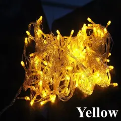 Perfect Holiday 200 LED String Light With Connector Yellow