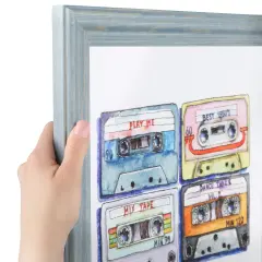 ArtToFrames 15x15 InchPicture Frame, This 1.5 Inch Custom Wood Poster Frame is Available in Multiple Colors, Great for Your Art or Photos - Comes with Regular Glass andCorrugated Backing (A7KW)