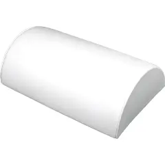 White Leather Half Moon Bracelet Showcase Display Stand