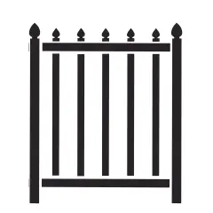 Large Wrought Iron Fence Wall Stencil | 1546 by Designer Stencils | Pattern Stencils | Reusable Stencils for Painting | Safe & Reusable Template for Wall Decor | Try This Stencil Instead of a Wallpaper | Easy to Use & Clean Art Stencil Pattern