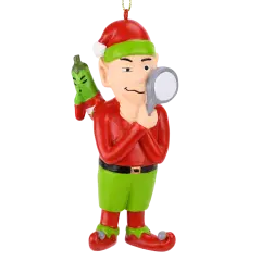 Elf Searching for The Christmas Pickle Ornament