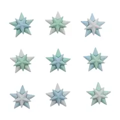 Buttons Galore Christmas Craft & Sewing Buttons. Silent Night Star Buttons - 27 Buttons