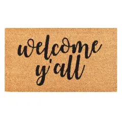 106041729 Welcome Y'all Doormat