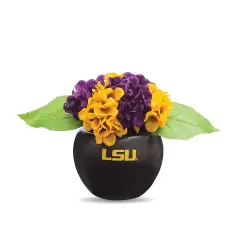 LSU Hydrangea Plant, LSU Faux Hydrangea Plant, LSU Gifts for Men, LSU Gifts for Women, LSU Gifts, Louisiana University Decorations, Office Accessories for Men, Desk Sets and Accessories for Women