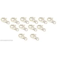 12 Sterling Silver Clasp Lobster Claw Jewelry Part 11mm