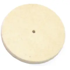 Solid Felt Wheel Buff, 2-1/2" x 1/2", Item No. 17.425