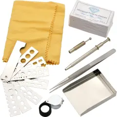 7 gemologist Gauge Diamond Grading Jewelers Kit Loupe