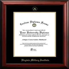 Virginia Military Institute 15.75w x 20h Gold Embossed Diploma Frame
