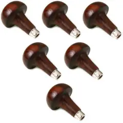 6 Rosewood HSS Graver Handles Engraving Jewelers Tools