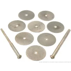 8pc Diamond-Cut Off Wheel Set Lapidary Tool