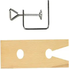 SE Wooden and Steel "V" Slot Bench Pin and Clamp - JT873VC