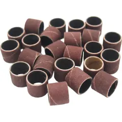 100 Abrasive Sanding Bands Rotary Tool Drum Coarse .50"