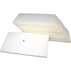 12 72 Slot White Jewelry Travel Ring Inserts Display Pads