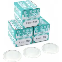 30 Plastic Watch Crystals Watchmakers Dome Parts 32.2mm