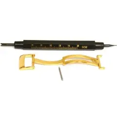 14K Gold Plated Watch Band Deployment Buckle 16mm New