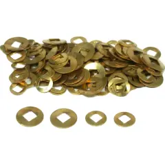 100 Wall Clock Washers Square Hole Clockmaker Tool Part
