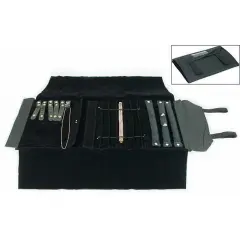 Jewelry Roll Chain Ring Bracelet BlackDisplay