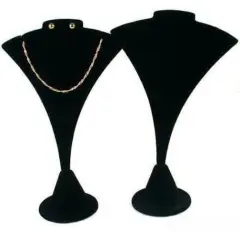 2 Earring Pendant Displays Busts Black Velvet Combo