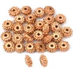Bali Spacer Beads Copper Plated Beading 7mm Approx 30