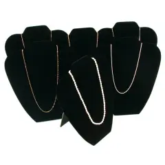 Chain Easel Display Black Velvet 8 5/8" 6Pcs