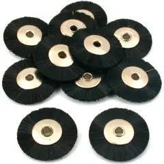 Stiff Hair Wheel Brush Jewelers Polishing Jewelry Repair Tool 12Pcs