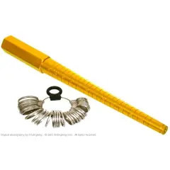 Ring Stick Gold & Finger Gauge Tools