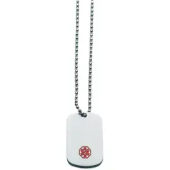 Medical Emergency ID Dog Tag Charm & 26" Chain