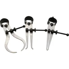 Inside/outside/divider Caliper 3pc/set 6": TZ01-04506