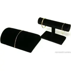 2 Display Bracelet & Chain Case Holders T Bar