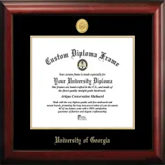 University of Georgia 15w x 12h Gold Embossed Diploma Frame