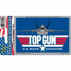 U.S. Navy Top Gun Sticker 2-3/4"X4"