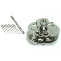 Bead Pearl Vise & 10 Bead Reamers w/ Pin Vise For Jewelry Design & Repair Kit