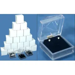 Clear Crysal Earring Display Gift Boxes Jewelry Box