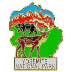 Yosemite National Park Map Pin 1"