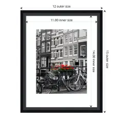 Lucie Wood Picture Frame Lucie Black