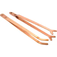 2 Copper Tweezers Jewelers Pickling Acid Soldering Tool