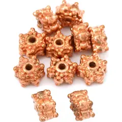 16g Star Bali Beads Copper Plated Beading 8mm Approx 12