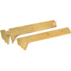 2 Millimeter Brass Sliding Gauge Gem Bead 100mm Tool