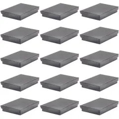Black Swirl Cotton Filled Jewelry Gift Boxes Displays 3.25"x2.25" Pack of 15