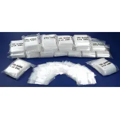 2000 Zipper Block Bags Resealable Plastic Baggies 2" x 2"