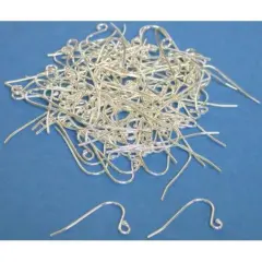 100 Sterling Silver Fish Hook Earring Wires FindingKing