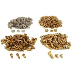 400 Clock Bell Case Screws Clock Spare Nuts Brass Part